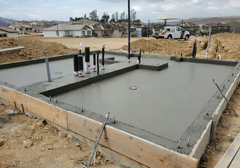 Concrete foundation project San Diego