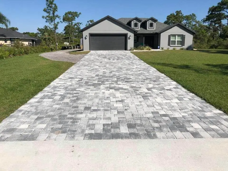 Residential paver driveway installation San Diego CA