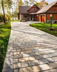 Commercial paver driveway San Diego property