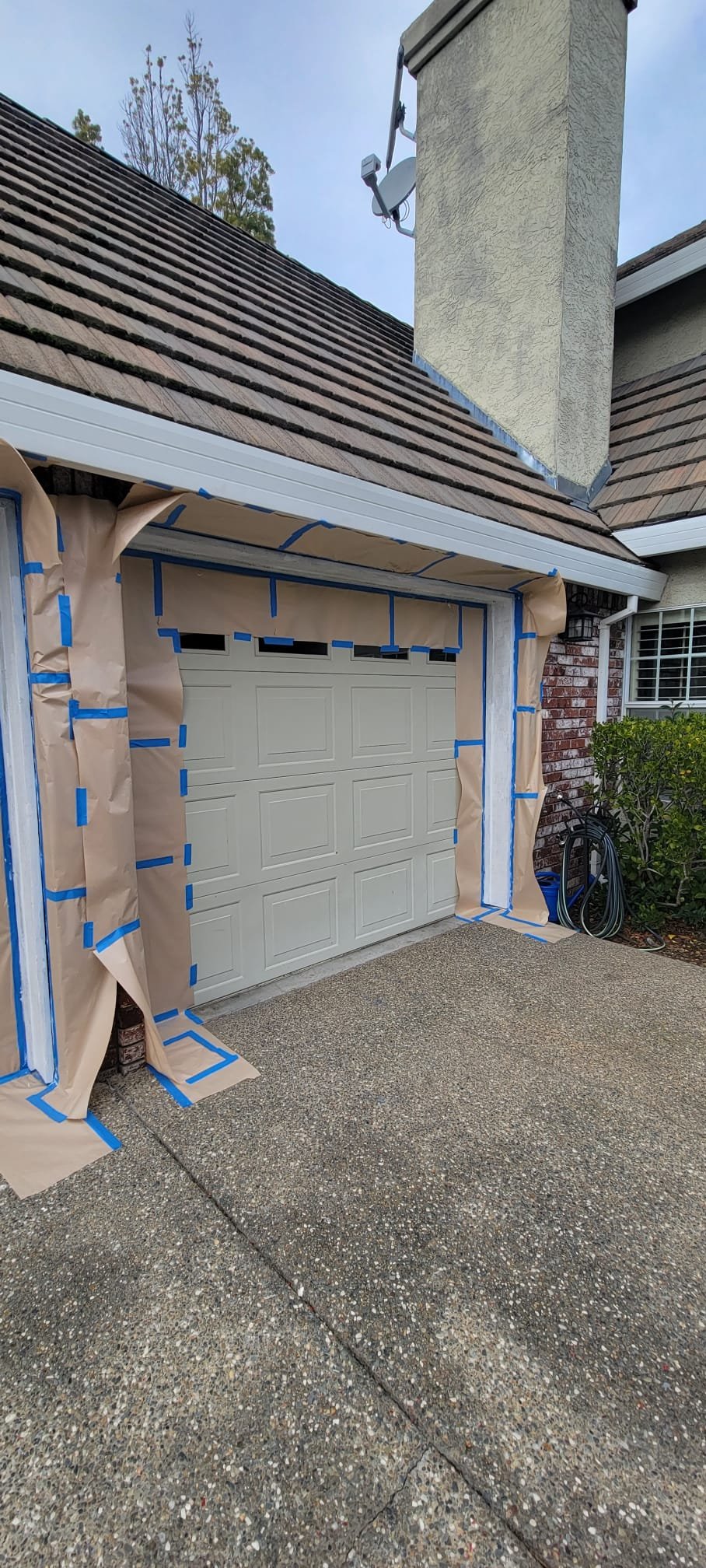 Residential exterior painting services San Diego home